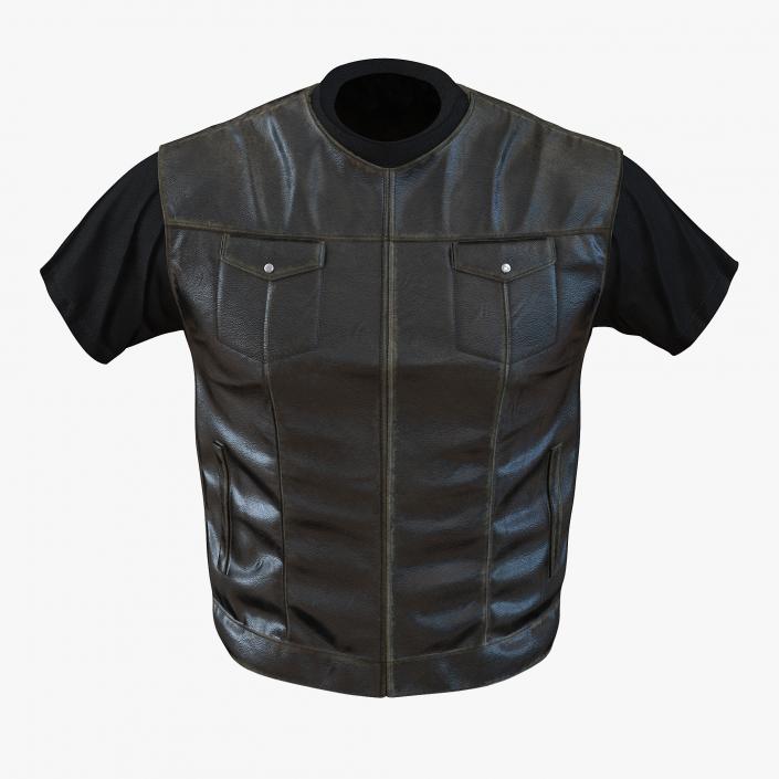 3D Biker Vest Generic model