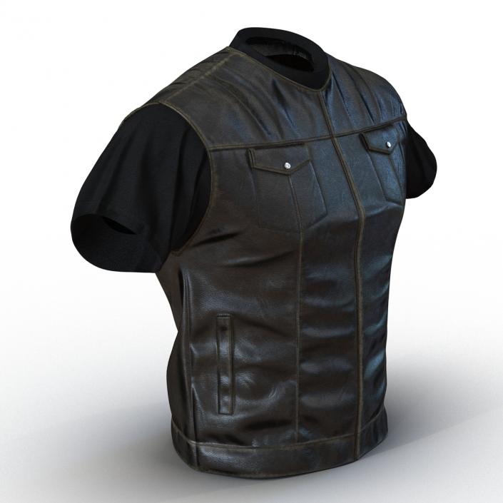 3D Biker Vest Generic model