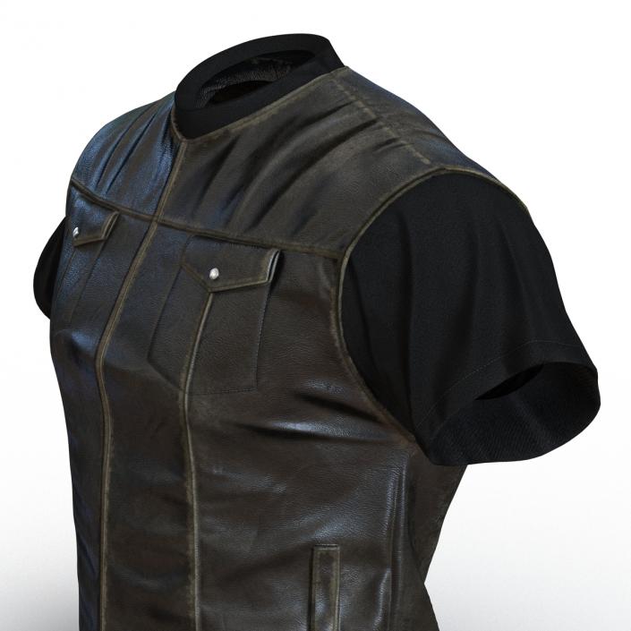 3D Biker Vest Generic model