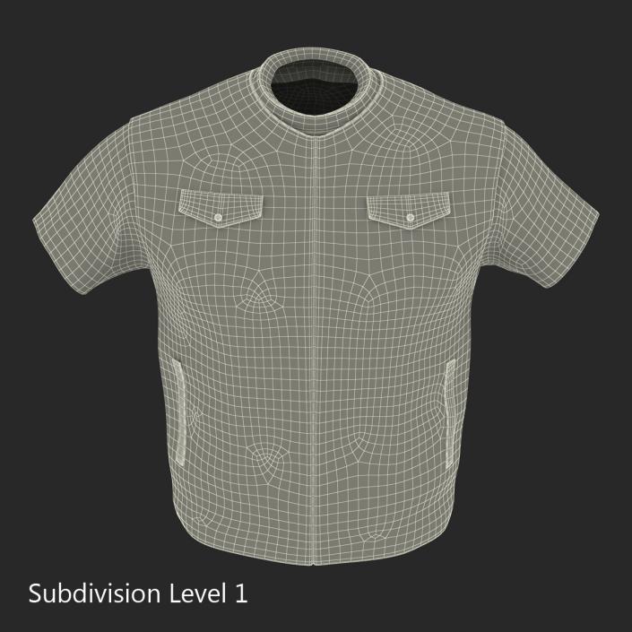 3D Biker Vest Generic model