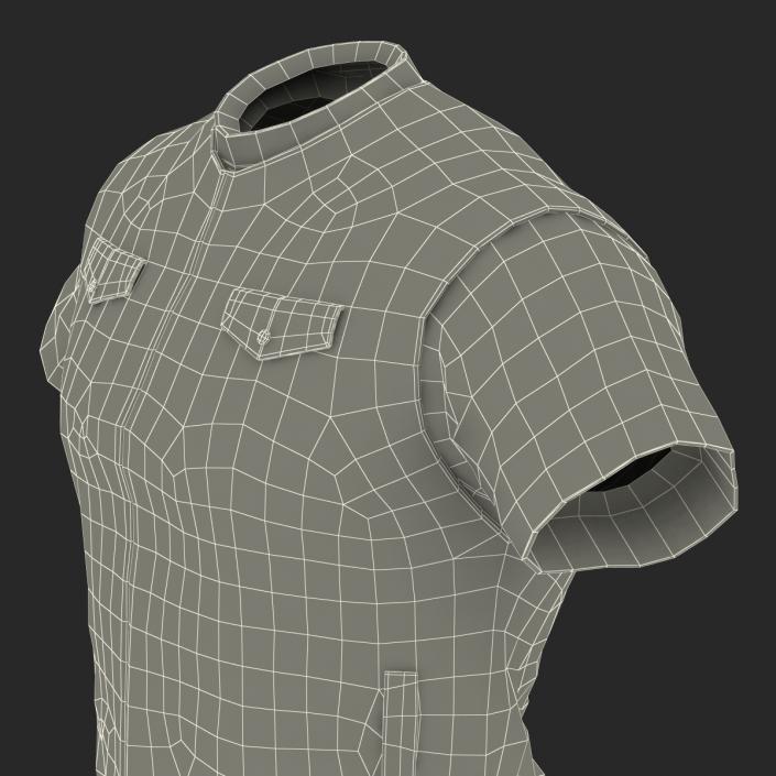 3D Biker Vest Generic model