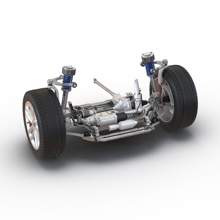 3D model SUV Front Suspension