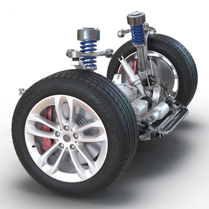 3D model SUV Front Suspension