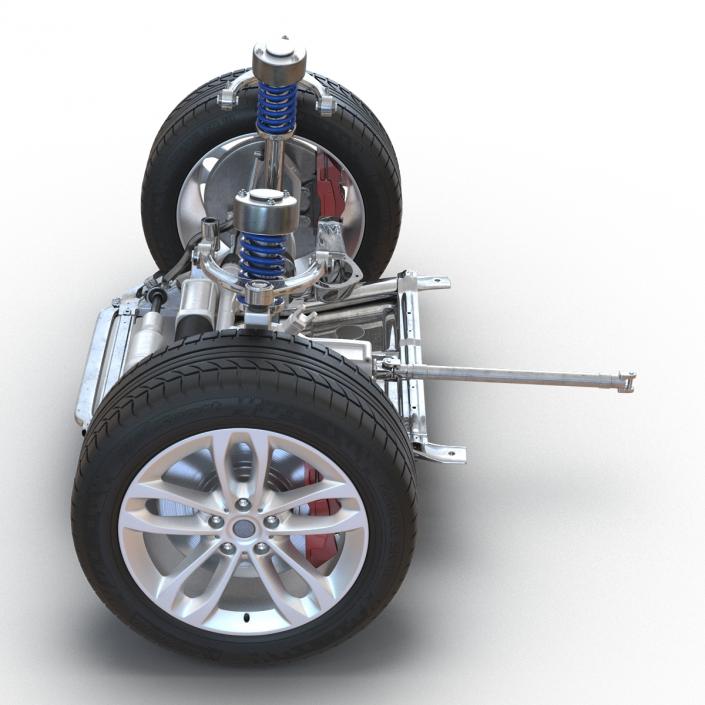 3D model SUV Front Suspension