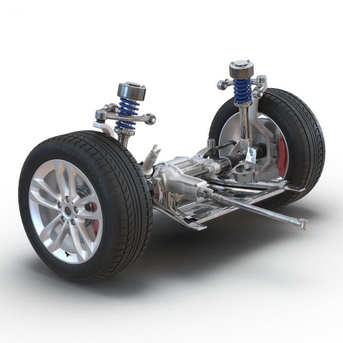 3D model SUV Front Suspension