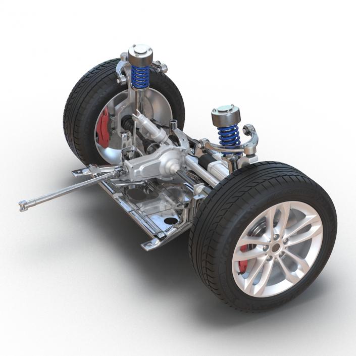 3D model SUV Front Suspension