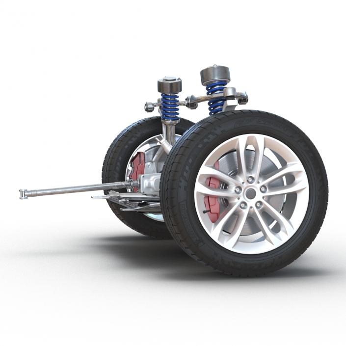 3D model SUV Front Suspension