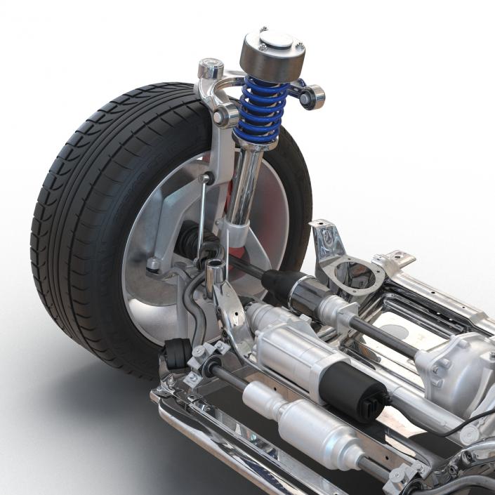 3D model SUV Front Suspension