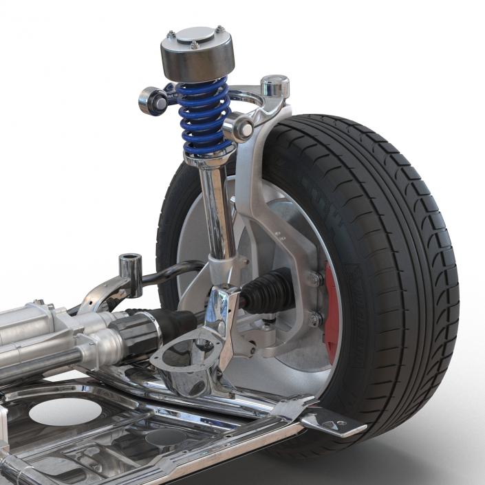 3D model SUV Front Suspension