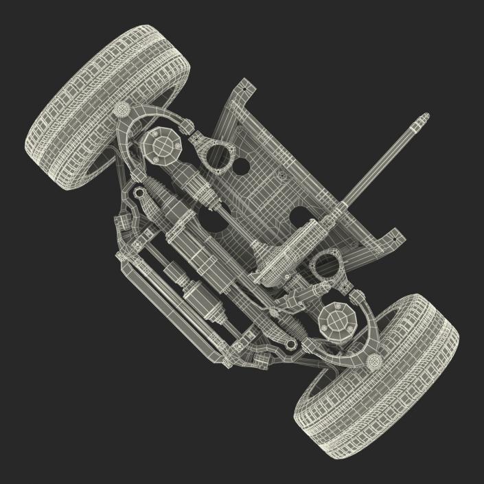 3D model SUV Front Suspension