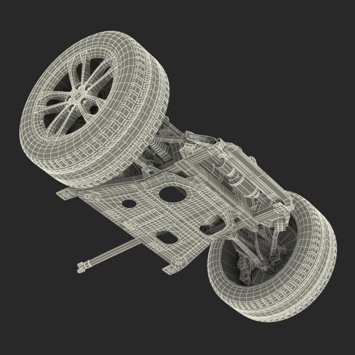 3D model SUV Front Suspension