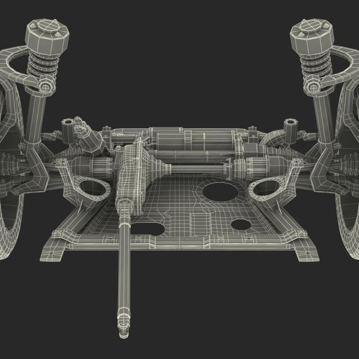 3D model SUV Front Suspension