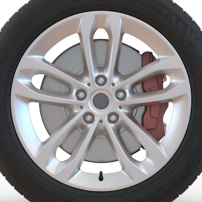 SUV Wheel 3D model