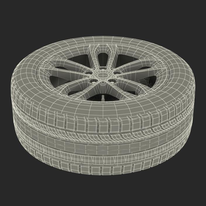 SUV Wheel 3D model