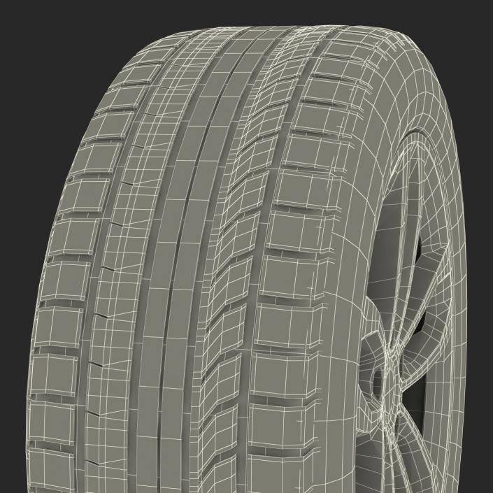 SUV Wheel 3D model