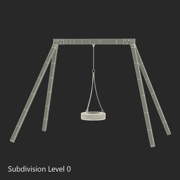 3D model Tire Swing