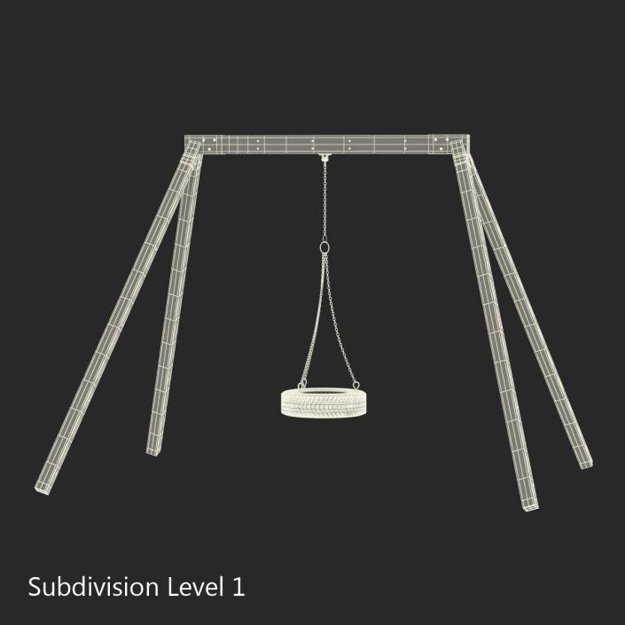 3D model Tire Swing