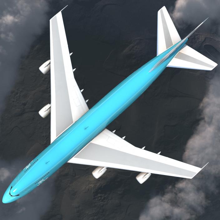 Boeing 747-200B KLM 3D model