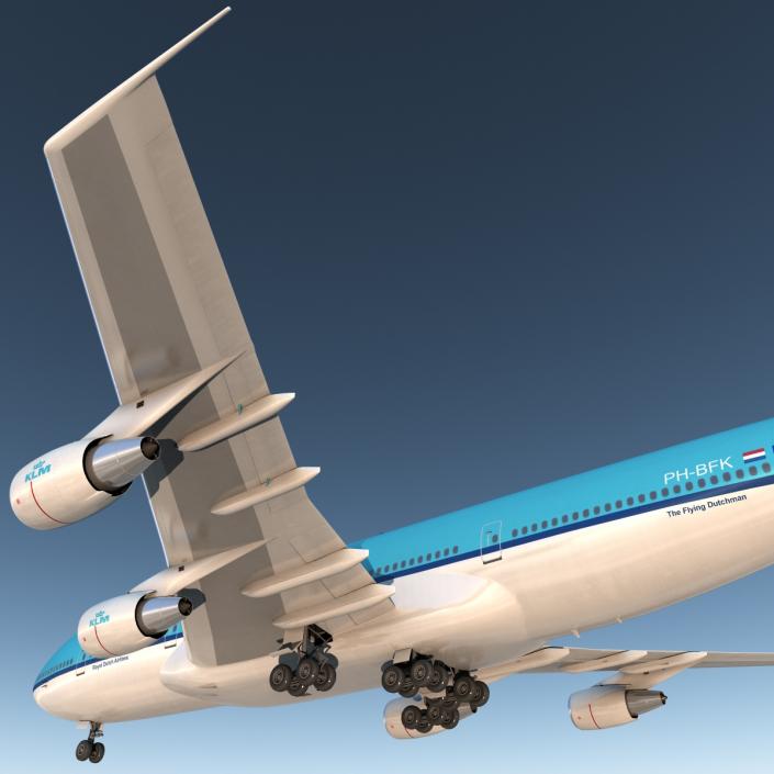 Boeing 747-200B KLM 3D model