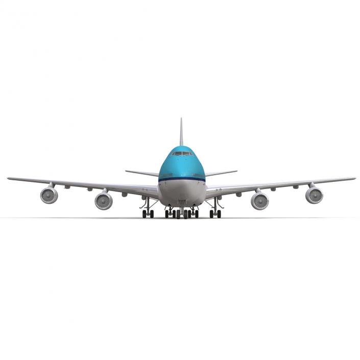 Boeing 747-200B KLM 3D model