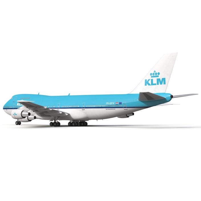 Boeing 747-200B KLM 3D model