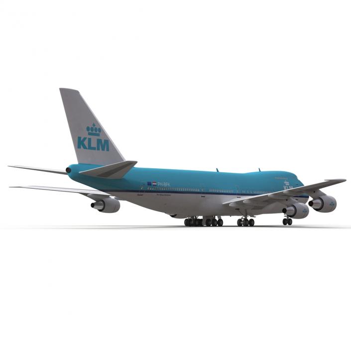 Boeing 747-200B KLM 3D model