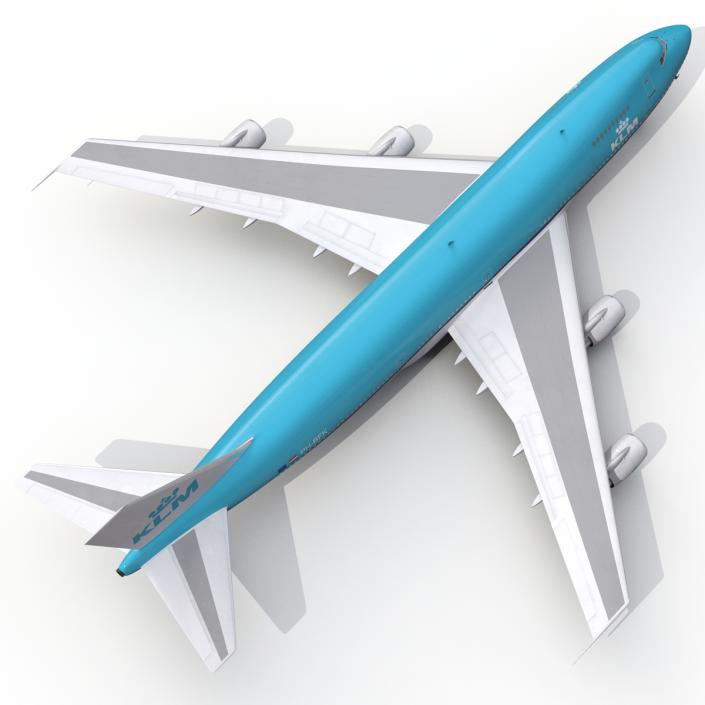 Boeing 747-200B KLM 3D model