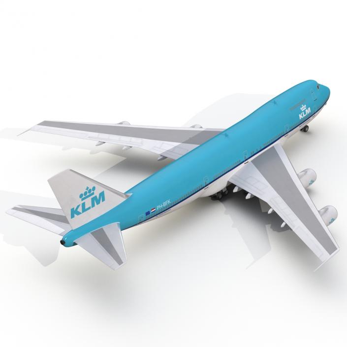 Boeing 747-200B KLM 3D model