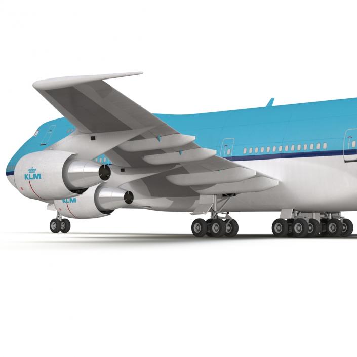 Boeing 747-200B KLM 3D model