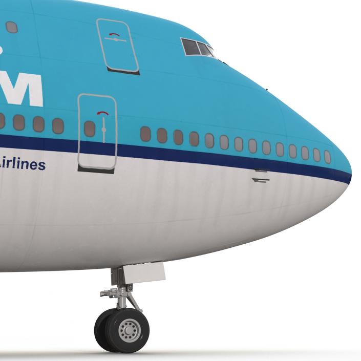 Boeing 747-200B KLM 3D model