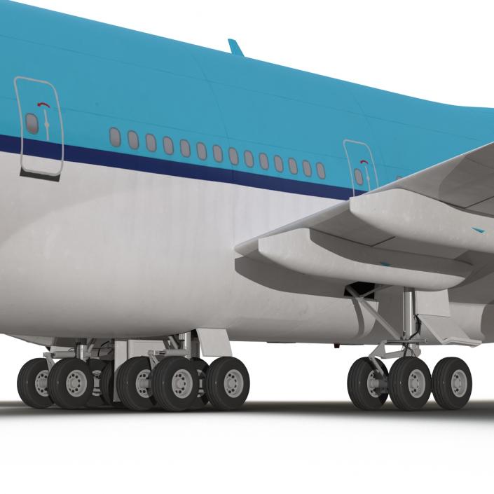 Boeing 747-200B KLM 3D model