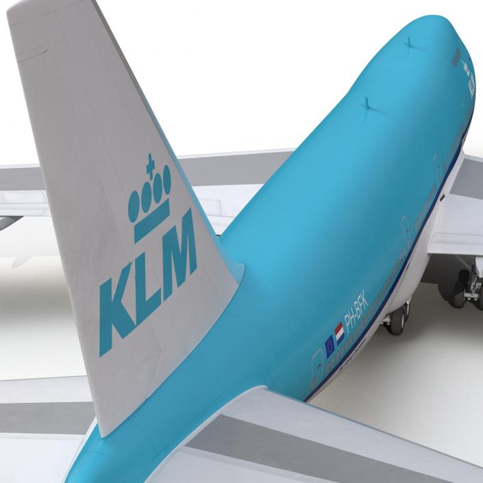 Boeing 747-200B KLM 3D model