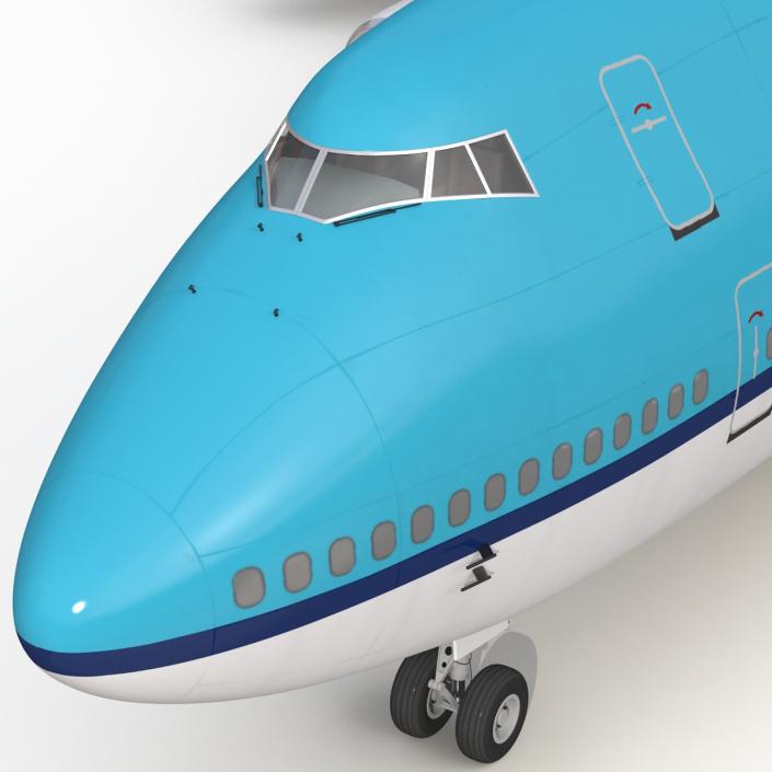 Boeing 747-200B KLM 3D model