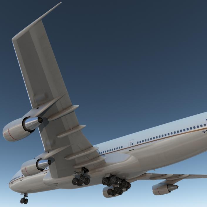 Boeing 747-200B United 3D