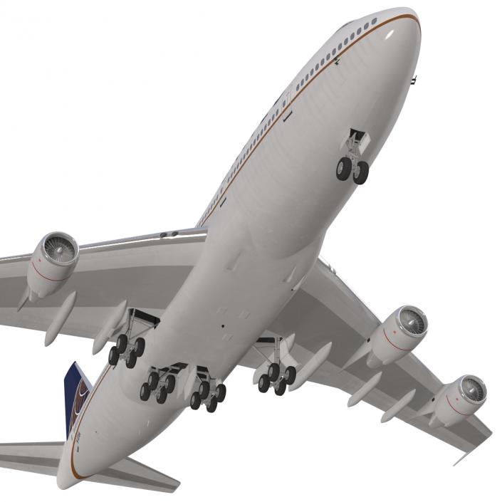 Boeing 747-200B United 3D