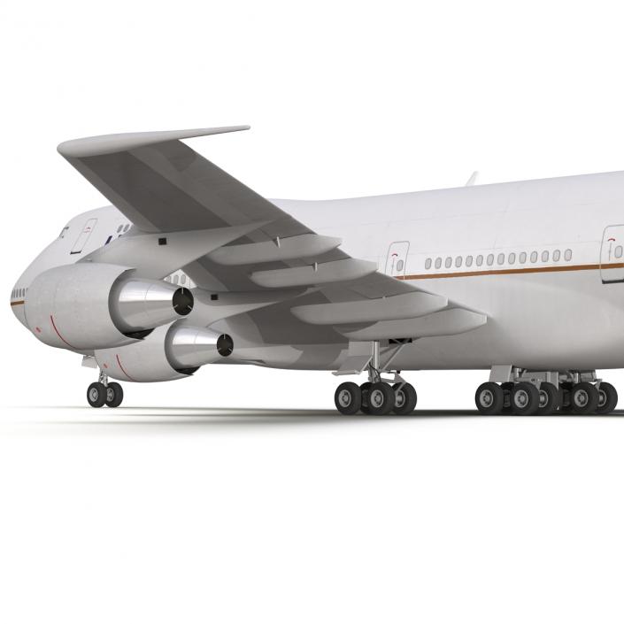 Boeing 747-200B United 3D