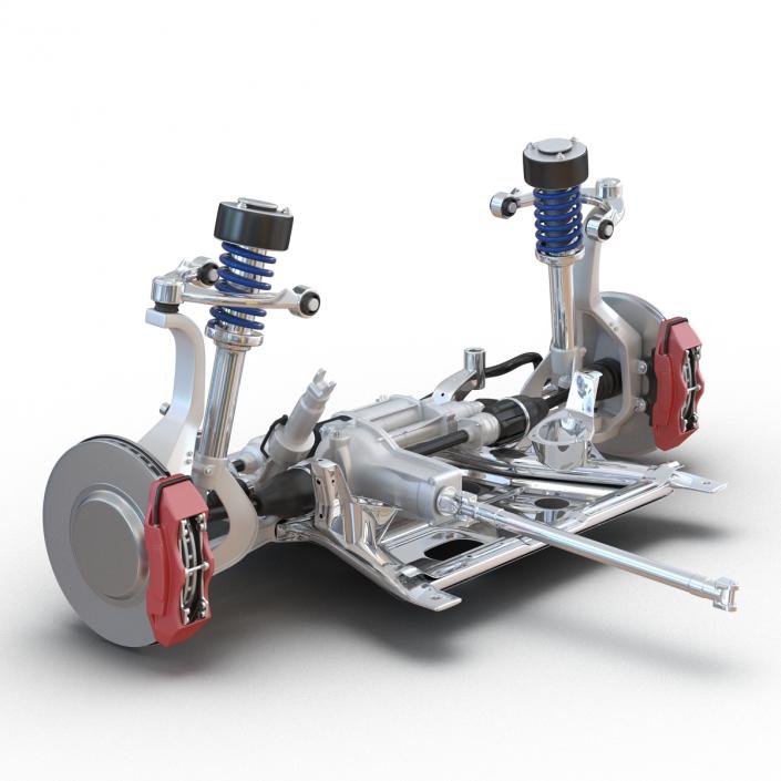 SUV Front Suspension 2 3D