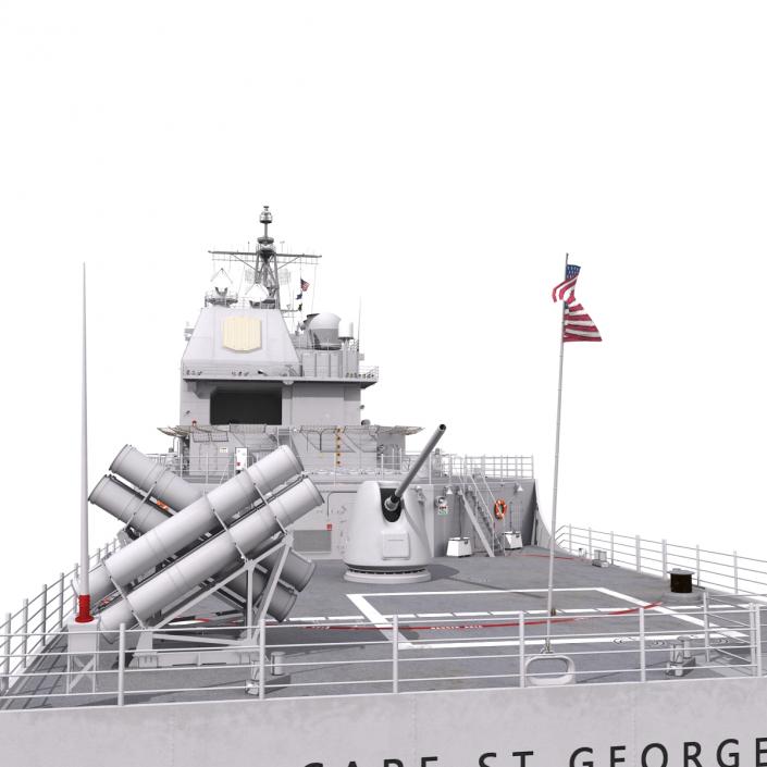 3D Ticonderoga Class Cruiser Cape St George CG-71