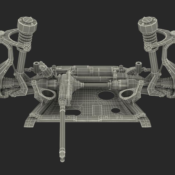 SUV Front Suspension 2 3D