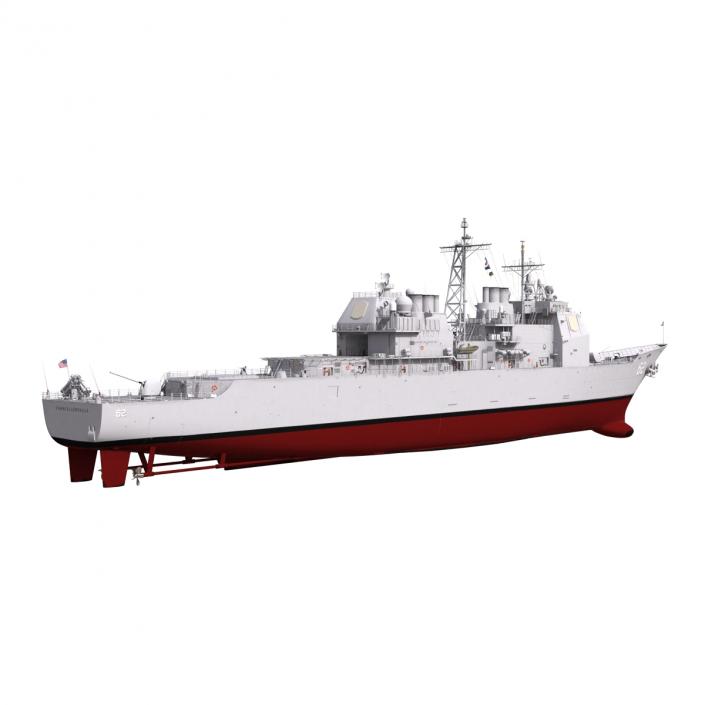 3D Ticonderoga Class Cruiser Chancellorsville CG-62 model