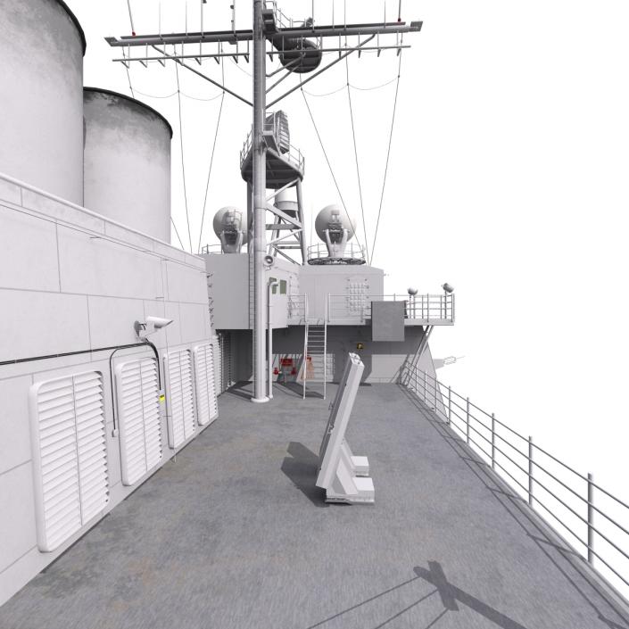 3D Ticonderoga Class Cruiser Chancellorsville CG-62 model