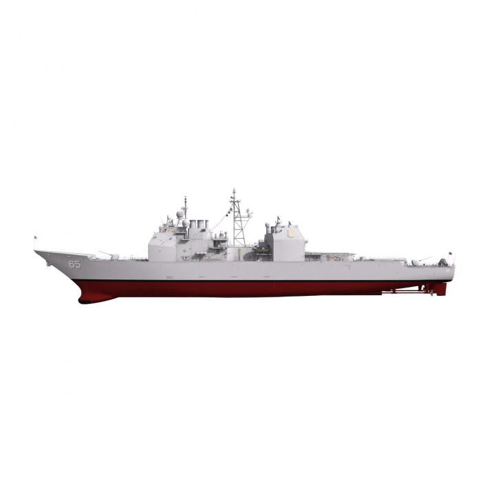 3D Ticonderoga Class Cruiser Chosin CG-65 model