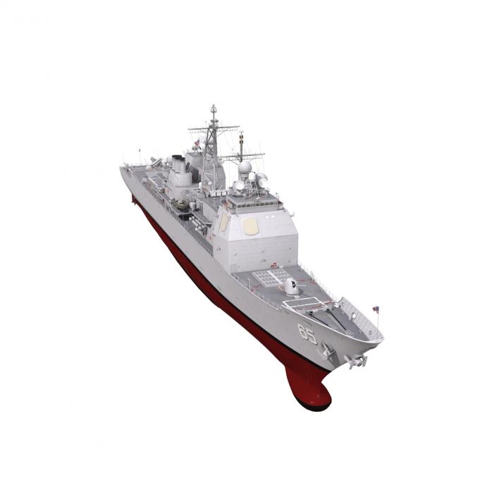 3D Ticonderoga Class Cruiser Chosin CG-65 model