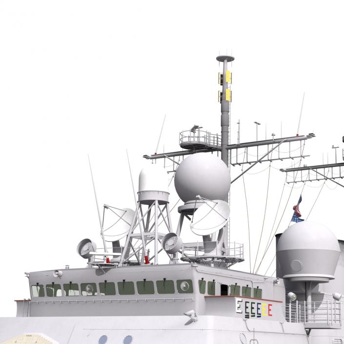 3D Ticonderoga Class Cruiser Chosin CG-65 model