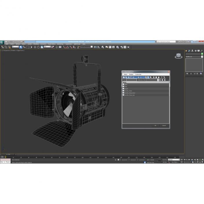 3D Studio Fresnel Light Prism RevEAL model