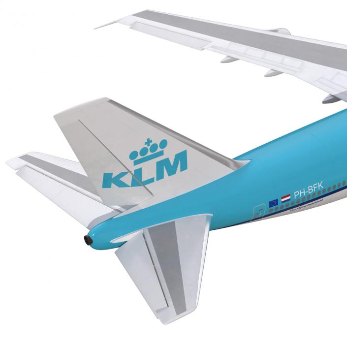 3D Boeing 747-200B KLM Rigged