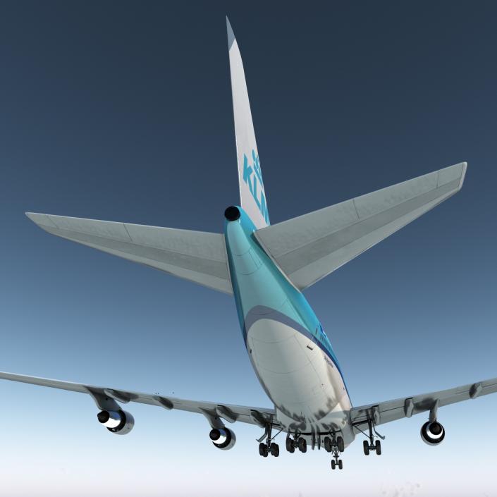 3D Boeing 747-300 KLM model