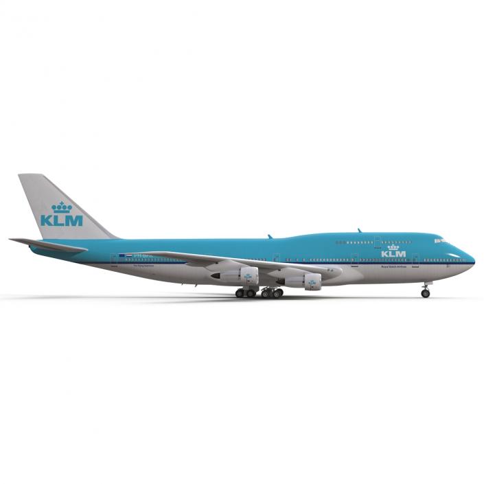 3D Boeing 747-300 KLM model