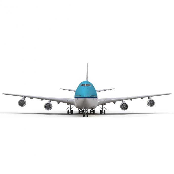 3D Boeing 747-300 KLM model