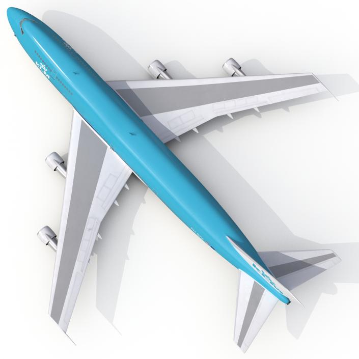 3D Boeing 747-300 KLM model